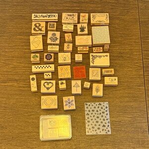 Assorted Rubber Stamps Set